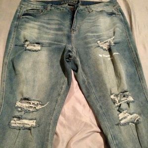 Distressed Skinny Jeans Sophie Midrise Rampage